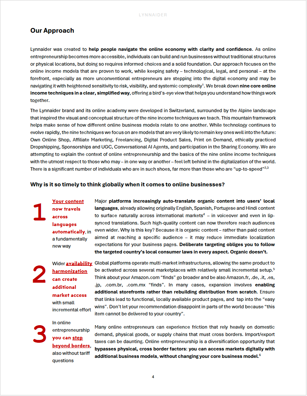 GOING GLOBAL: Nine Major Online Income Techniques - Printed Book