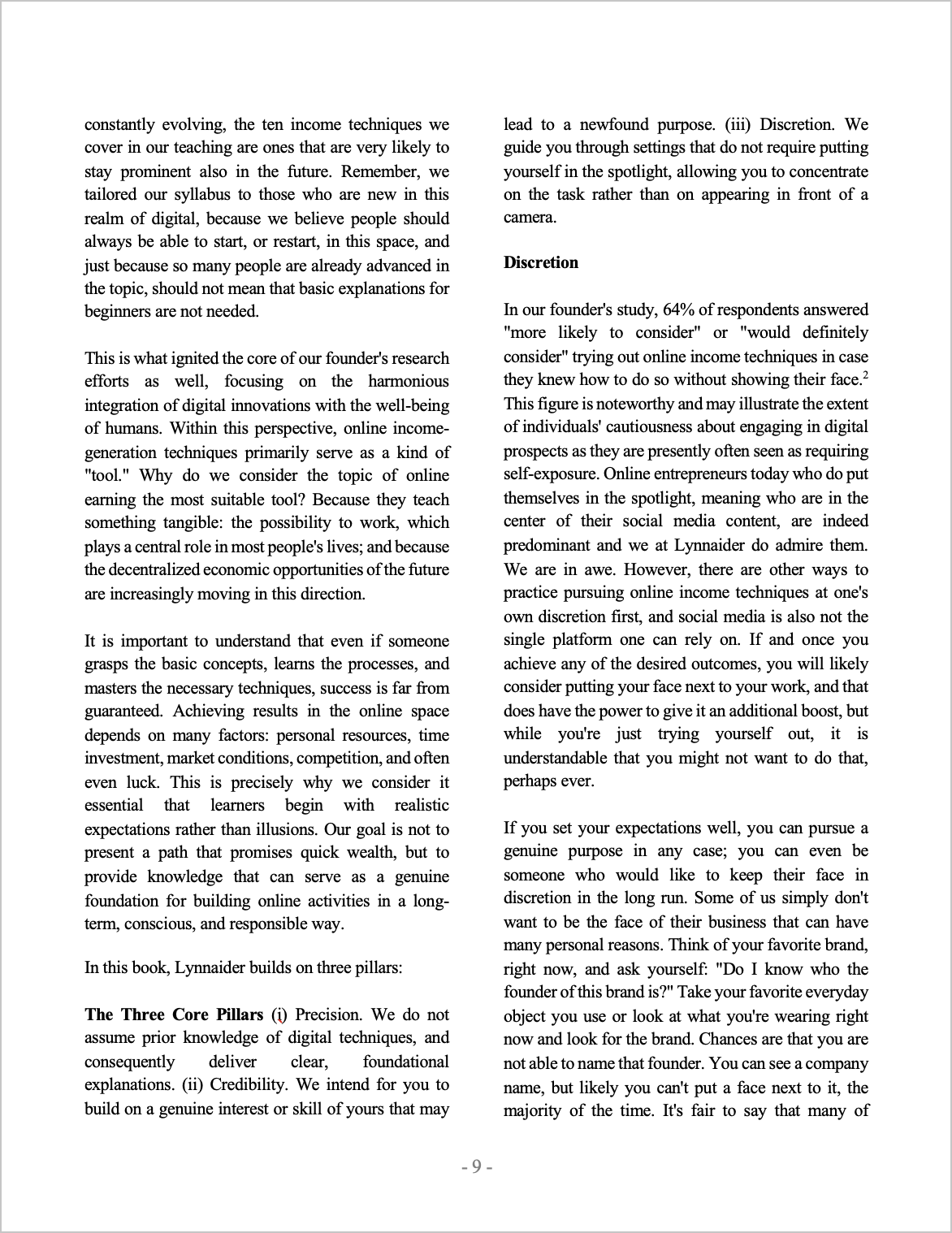 "The Digital Self-Starter" - Quarterly-updated E-book