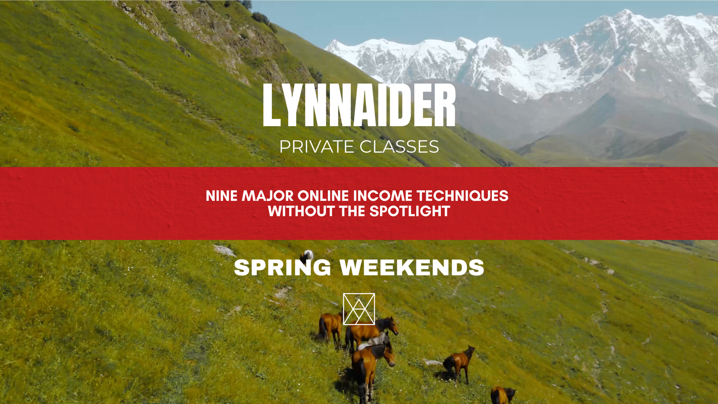 Pre-call for Private Classes - SPRING WEEKENDS