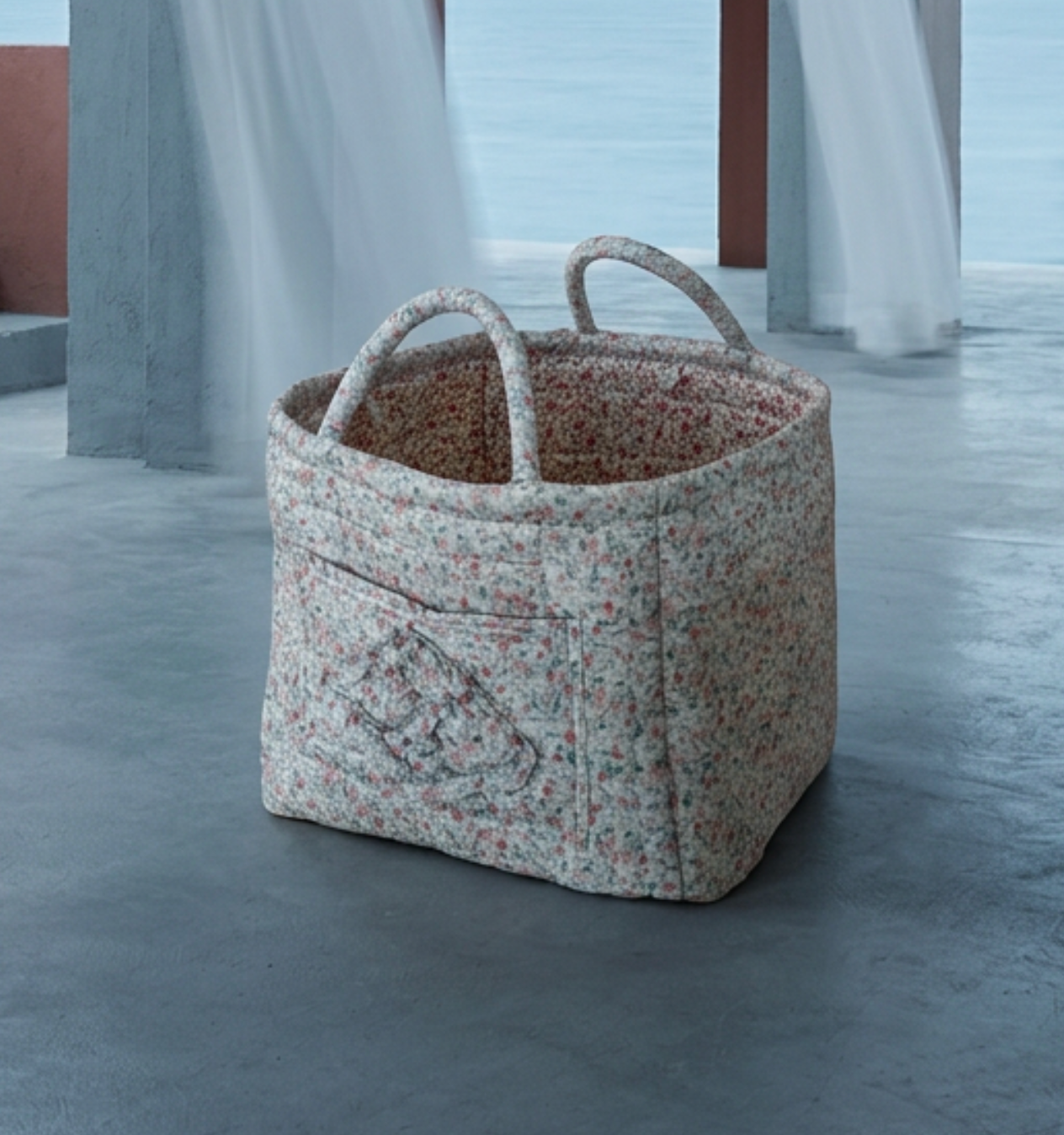 Adam Lynn Curated - Rural Flower Large Capacity Cotton Baskets