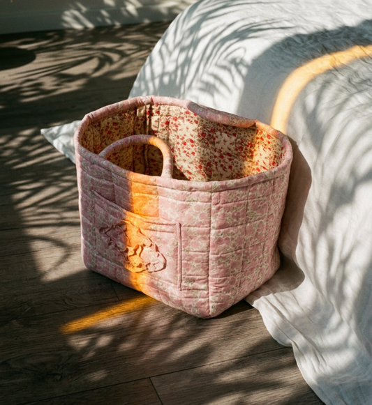 Adam Lynn Curated - Rural Flower Large Capacity Cotton Baskets