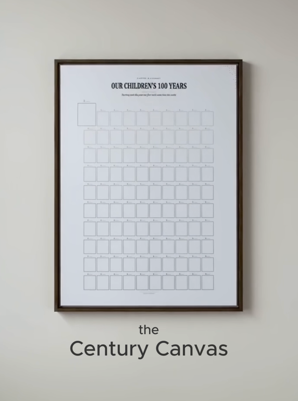 Our Children's 100 Years — The Century Canvas