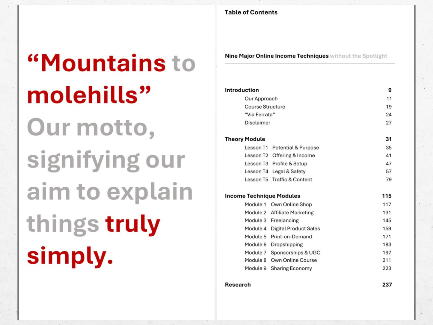 The Lynnaider Book - Nine Major Online Income Techniques without the Spotlight